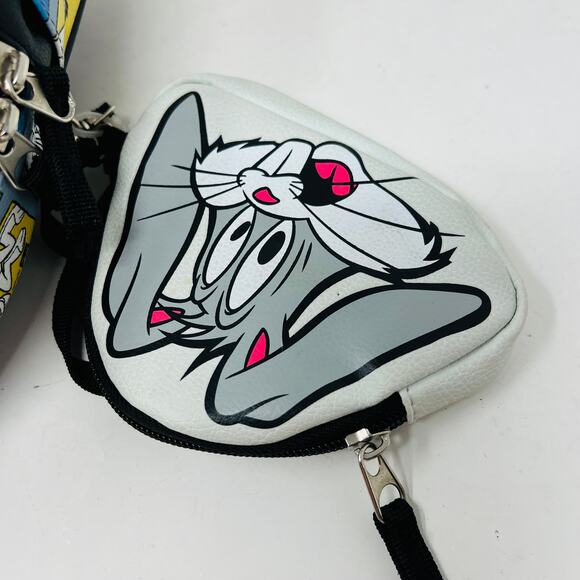 NEW! Bioworld WB Bugs Bunny Comic Strip Print Mini Backpack Wallet - Picture 3 of 8